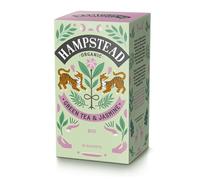 Hampstead Tea London - Tè verde biologico con gelsomino e bergamotto, 20 pezzi