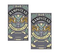 Hampstead Tea | Tè Nero Biologico e Biodinamico | Tè Nero alla Vaniglia Francese - 40 Bustine di Tè (80 Gr) | Scatole di Tea