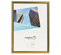Inspire For Business EASA4GDP Caricatore rapido Telaio certificato / foto / poster frame - colore Oro, A4, 14 mm, Gold