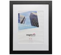 Hampton Frames Cornice nera per poster 20x25 cm in MDF effetto legno, plexi non vetro, montaggio orizzontale o verticale, facile da appendere, profilo largo 25 mm