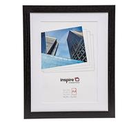 Hampton Frames | Cornice per poster A4 21x30 cm, nera, plexiglas frontale | Chiusura a clip, montaggio a parete, uso verticale/orizzontale | Per foto e certificati