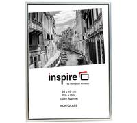 Hampton Frames, Cornice Portafoto EASYLOADER EAS3040SVPX, 30x40 cm, Argento, Acrilico, Profilo 15 mm | Clip Girevoli, Montaggio Parete | Leggera, Sicura per Foto e Poster