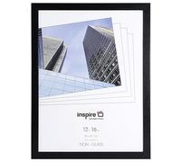 Hampton Frames, cornice portafoto OXFORD 30x40 cm, nero, MDF effetto legno, plexiglas, montaggio orizzontale/verticale | per foto e documenti