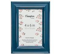 Hampton Frames | Cornice portafoto Paloma | 10x15 cm, blu acqua, legno, vetro | Stile shabby chic, uso da tavolo o parete, facile inserimento foto | Decorazione casa elegante