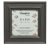 Hampton cornici Paloma Cornice portafoto, Legno, Grigio, 14.5 x 14.5 x 2.5 cm