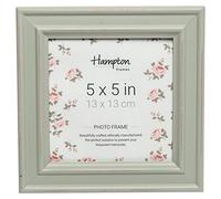 Hampton Frames, PALOMA Cornice portafoto quadrata, 13 x 13 cm, verde salvia, frontale in vetro, moderna, da parete o da tavolo, cornice portafoto per la casa