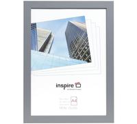Hampton Frames ZURICH A4 (21x30cm) Confezione da 1 cornice per poster grigia in acrilico (senza vetro) frontale ZURA4GRY