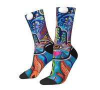 Hamsa Mano Di Fatima Buona Fortuna Unisex Calze Escursionismo Leggeri Calzini Termici Anti-Attrito Calze Da Trekking Per Montagna Lunga Distanza Sport