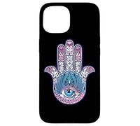 Hamsa mano Mandala Yoga Fatima mano simbolo Boho Donna Custodia per iPhone 15