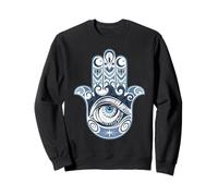 Hamsa Mano Meditazione Yoga Mano Di Fatima Uomini Donne Felpa