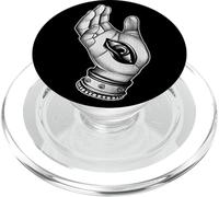 Hamsa Mano Occhio Illuminismo Meditazione PopSockets PopGrip per MagSafe