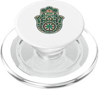 Hamsa mano orientale ornamento arte simbolo islamico yoga PopSockets PopGrip per MagSafe