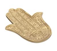 Hamsa - Vassoio a mano di fatma- Svuotato-tasche in legno MDF decapato