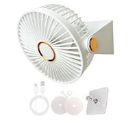 Hamster Cage Cooling Fan - USB Rechargeable No-Drill Mount, Adjustable Airflow For Small Pets, Gentle Continuous Cool Breeze Summer Fan Indoor Outdoor