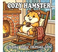 Hamster Coloring Book: Cute & Cozy Little Hamsters for Kids and Adults