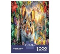Hamster Garden 1000 Pezzi Hamster Flowers Puzzle Giocattoli Puzzle Per Gioco Familiare Decorazione Della Famiglia Adulti Regalo Giocattolo 70x50cm/1000pcs