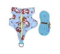 Hamster Harness and Leash Set Summer Rabbit Leash Harness Pet Costume Party 1Set