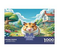 Hamster Jigsaw Puzzle Impossibili 1000 Pezzi Decorazione Per La Casa. Giochi Rilassamento E Intelligence Per Adulti E Bambini Da 12 Anni 38x26cm/1000pcs