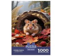 Hamster Jigsaw Puzzle Impossibili 1000Pcs Decorazione Per La Casa. Rilassamento E Intelligence Per Adulti E Ragazzi Da 14 Anni 70x50cm/1000pcs