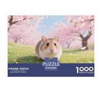 hamster Jigsaw Puzzle Impossible 1000 Pezzi Decorazione Per La Casa. Rilassamento E Intelligence Per Adulti E Bambini Da 12 Anni 38x26cm/1000pcs
