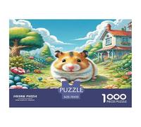 Hamster Jigsaw Puzzle Impossible 1000Pcs Decorazione Per La Casa. Giochi Rilassamento E Intelligence Per Adulti E Ragazzi Da 14 Anni 70x50cm/1000pcs