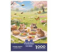 Hamster Jigsaw Puzzle Impossible 1000Pcs Decorazione Per La Casa. Rilassamento E Intelligence Per Adulti E Ragazzi Da 14 Anni 38x26cm/1000pcs