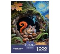 Hamster Jigsaw Puzzle Impossible 1000Pcs Decorazione Per La Casa. Rilassamento E Intelligence Per Adulti E Bambini Da 12 Anni 70x50cm/1000pcs