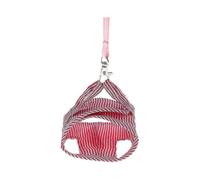 Hamster/kitten/rabbit/puppy Cotton Harness Leash Vest - L Red, As Described