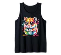Hamster - Occhiali da Sole Colorati ad Acquerello per Uomo e Donna Canotta