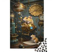 Hamster Puzzle 1000 Pezzi, Cartografia Creativa, Progetto Condiviso, Decorazione Narrativa 1000pcs (75x50cm)