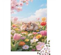 Hamster Puzzle 1000 Pezzi Per Collezionisti, Mindfulness Attiva, Progetto Condiviso, Elemento Stilistico 1000pcs (75x50cm)