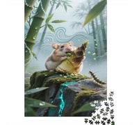hamster Puzzle 1000Pcs bambù Jigsaw Puzzle Edugattoivo Puzzle Idea Regalo Puzzle Giochi Per Adulti 1000pcs (75x50cm)