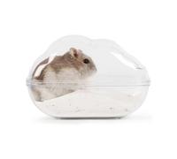 Hamster sand bath, suitable for various small pets, with a threshold to prevent sand from being carried outside