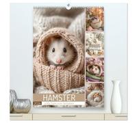 Hamster - süße Tiere zum Verlieben (hochwertiger Premium Wandkalender 2026 DIN A2 hoch), Kunstdruck in Hochglanz: Zwerghamster und Goldhamster ... Tiere sorgen für Wärme und Freude jeden Monat