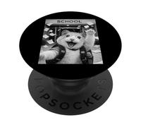Hamster Ultimo giorno di scuola Summer Break Divertente Meme Selfie PopSockets PopGrip Adesivo
