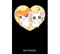 Hamtaro Bij0u Heartcute Anime Pet Mice Journal Notebook: Lined 6x9, 120 Pages Notebook | Cute Kawaii Anime Manga Journal Notebook, Gift For Anime Lovers