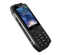 HAMTOD H3 telefono per anziani resistente, schermo 2,8", 128MB ROM, doppia SIM, telefono economico 2G/3G/4G, supporta TF,telefono anziani tasti grandi, SOS, torcia, batteria 2000mAh(grigio)