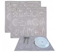 Hamur Home Set Di 2 Tappetini Per Asciugare, Tappetino Per Asciugare I Piatti, 40 X 46 Cm, Asciugatura Rapida, Tappetino Per Lavello, Tappetino Per Asciugare I Piatti, Tappetino Per La Cucina