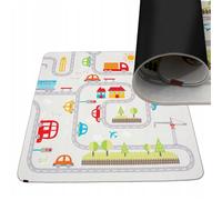 HAMUR HOME Tappetino Da Gioco Per Bambini Tappeto Da Gioco Antiscivolo Tappetino Per Strisciare Pieghevole 150 X 150 Cm Per Camerette Stanze Dei Giochi Lavatrici Tappetino (Strada)