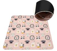 HAMUR HOME Tappeto Da Gioco Per Bambini Tappeto Da Gioco Antiscivolo Tappetino Per Strisciare Pieghevole 150 X 150 Cm Per Stanze Dei Bambini Stanze Dei Giochi Lavatrici Tappetino (Carino)