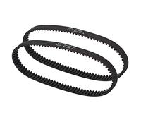 Hamwesh 2 Cinghie per Aspirapolvere 1611129, Cintura di Ricambio in Gomma per ProHeat 2X Pet Pro, Materiale Resistente, Perfettamente Compatibile, Facile Installare Sull'aspirapolvere