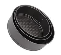 Hamwesh 3 Pezzi di Torta, Padella Rotonda Antiaderente con Fermagli per Molla Inossidabile per la Torta da caffè a Formaggio di Piatti da Pianta (24/26/28)