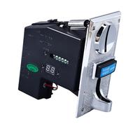 Hamwesh Accettore a Monete Multiple, Selettore Elettronico della Moneta CPU con 6 Tipi di Monete per il Meccanismo di Gioco del Distributore Automatico, Lavatrice, Apparecchiature Operate con