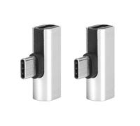 Hamwesh Adattatore da USB C a Aux, Adattatore per Caricabatterie Pieghevole 2 in 1 in Lega di Alluminio, Splitter Jack da Tipo C a Cuffie con Nucleo in Filo di Rame Stagnato, Ricarica Rapida 2A,