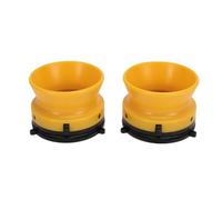 Hamwesh Adattatore Hub NAB da 2 Pezzi, Accessori per Registratore a Bobina da 10 Pollici con Base Bloccata Non Regolabile, per Studer Akai (YELLOW)