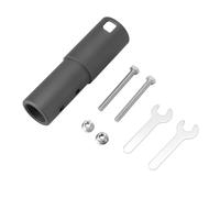 Hamwesh Adattatore per Tubo , Adattatore per Montaggio in Lega di Alluminio Resistente Regolabile Multi Angolo, Kit di Montaggio Antenna con Hardware di per Antenna Parabolica Automobilistica