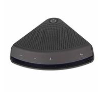 Hamwesh Altoparlante e Microfono per Conferenze, Vivavoce Bluetooth USB Omnidirezionale a 360 Gradi, Dispositivo per Chiamate in Conferenza con Rilevamento Automatico del Rumore e HD a Doppia