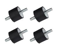 Hamwesh Ammortizzatore Antivibrante con Supporto in Gomma per Pompa del Compressore d'Aria M10 40 * 30 per Saldatrici, Motori