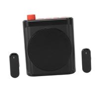 Hamwesh Amplificatore Vocale per Insegnanti, Altoparlante Portatile Wireless con 2 Microfoni Lavalier Magnetici e Bluetooth 5.4, PA per Formazione in Aula Guida Turistica Discorso (BLACK)
