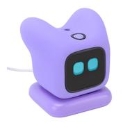 Hamwesh Animale Domestico Robot AI, Compagno Interattivo con Ricarica Magnetica e Riconoscimento delle Emozioni per Bambini, Strumento di Apprendimento a Controllo Vocale con Insegnamento (PURPLE)